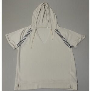 GAP Women`s French Terry Short Sleeve Hoodie Sweatshirt Top Sweat  Msrp‎ $45